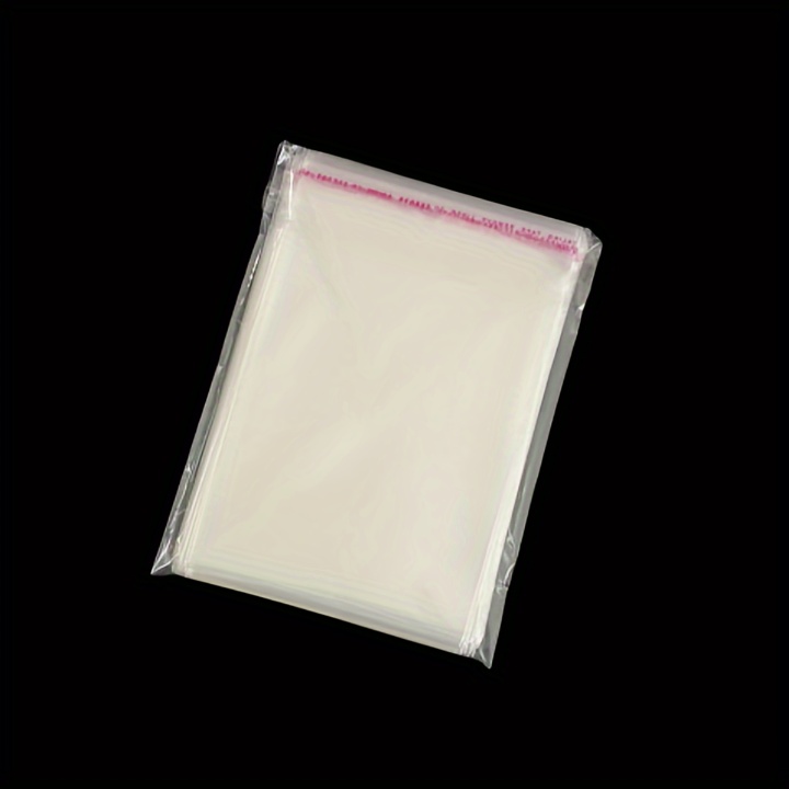 Clear Large Self Sealing Cellophane Opp Bags Clear Plastic - Temu