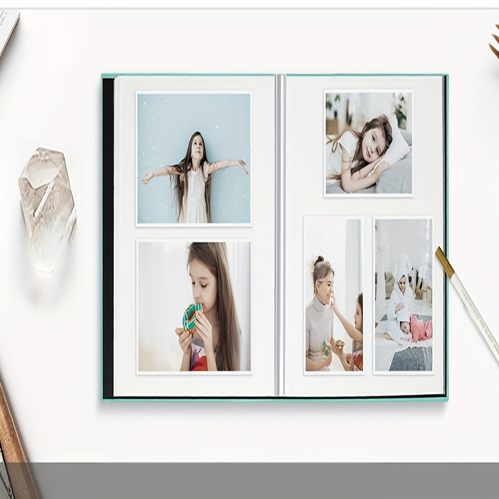 Spbapr Large Photo Album Self Adhesive 60 Pages Linen cover DIY