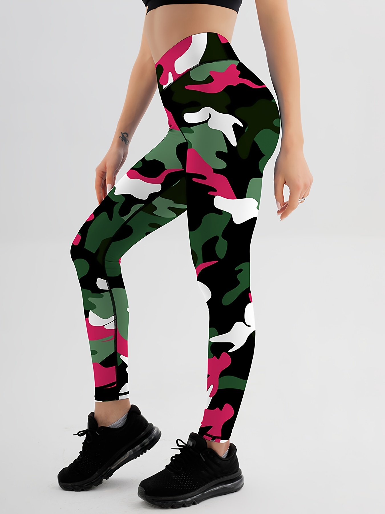 Women Camo Prints Leggings Army type Stretch Soft Yoga Gym Fitness Casual  Pants