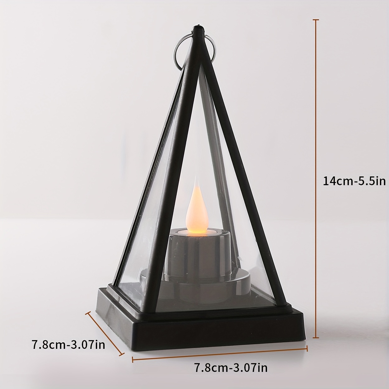 Modern Candle Holder Decorative Table Lamp Battery Powered