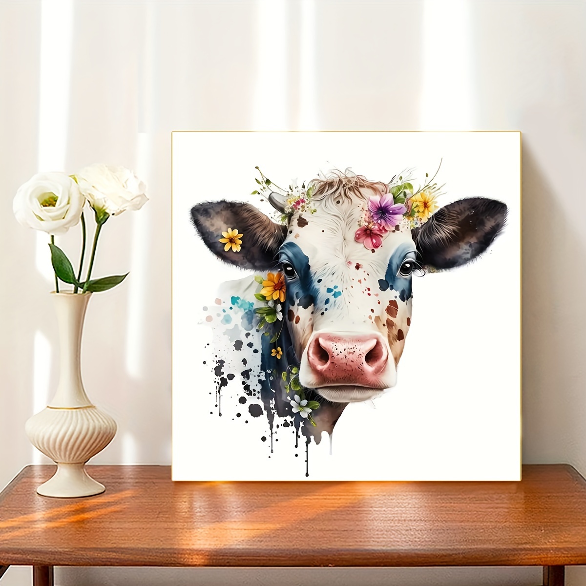 Number Painting for Adults Animal Painting by Numbers for Beginners Adults  Color by Numbers for Adults Canvas Easy Full Pasted Rhinestone Paintings  DIY Embroidery Painting Diamond 5D Home Decor 