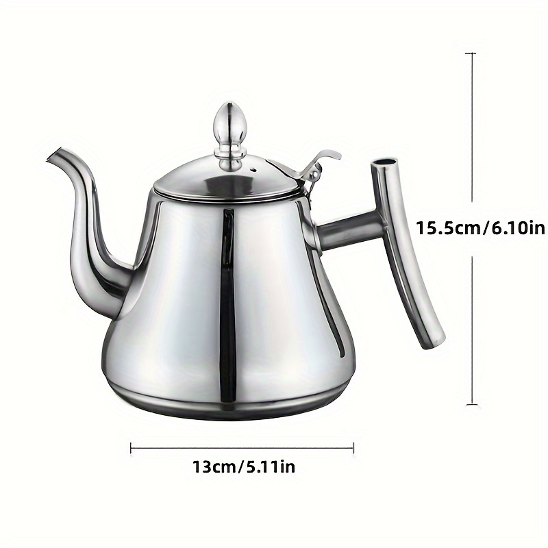 Stainless Steel Tea Pot 1.5L Filter Induction Cooker Water Kettle