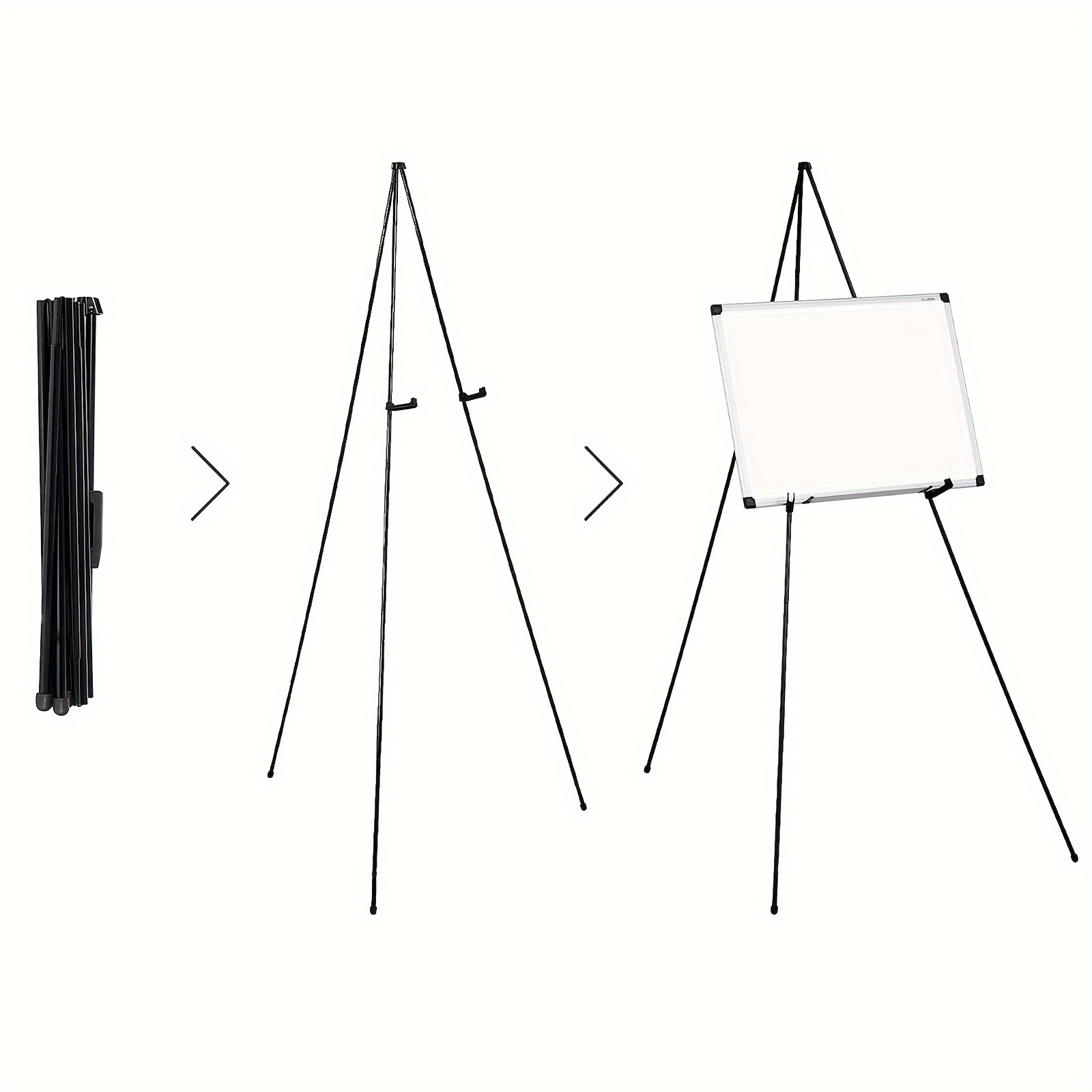 Caballete plegable triangular de mesa para estudiantes, fácil de llevar,  soporte de exhibición multifuncional