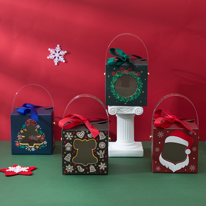 Christmas Gift Box Hollow Creative Gift Box Christmas - Temu