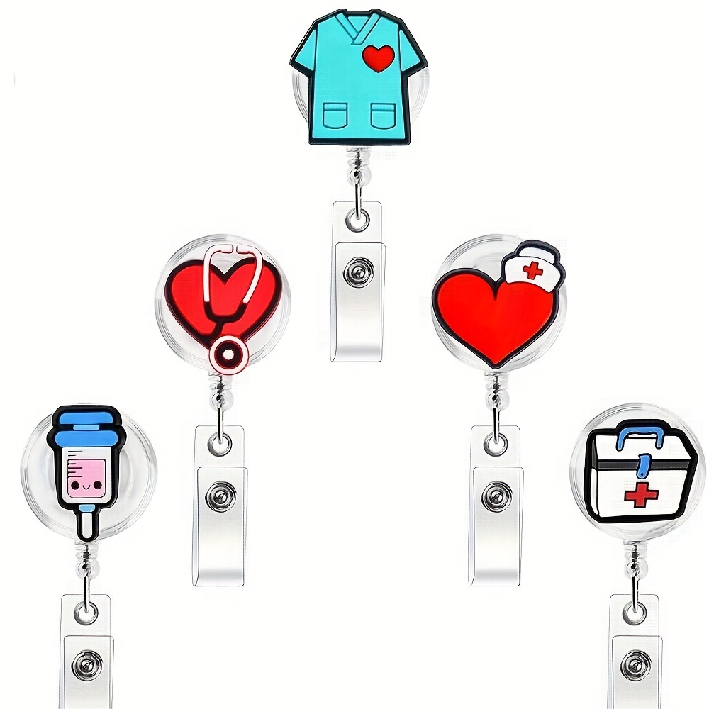 Nurse Badge Reels Medical Retractable Badge Reels Cute - Temu United Arab  Emirates