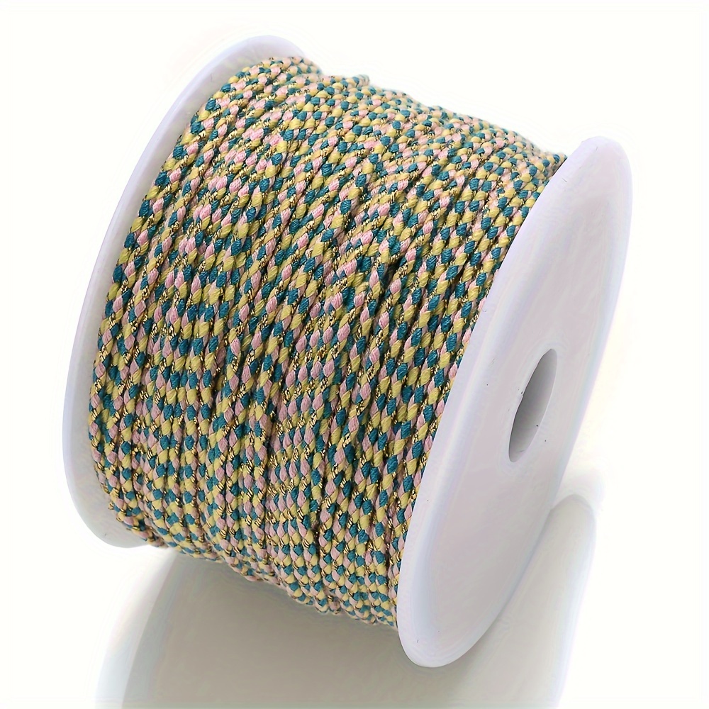 Jewelry Thread Diy Accessory Flat Shaft Colorful Four-strand Cotton Braided  Knot Thread Diy Hand Beaded Rope Fashion Accessories - China Wholesale  Jewelry $2.93 from Skylark Network Co., Ltd.