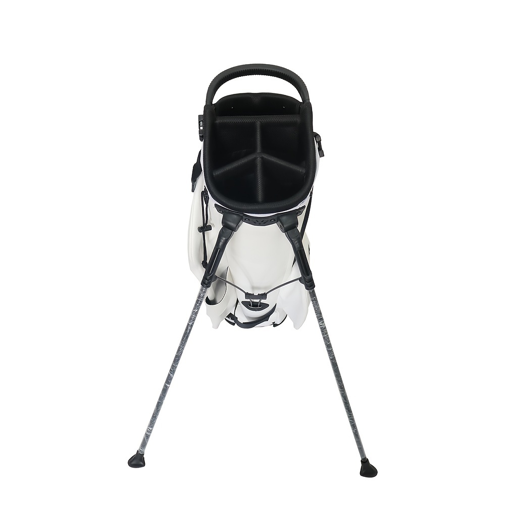 golf stand bag pu outdoor golf stand bag with 5 grid details 3