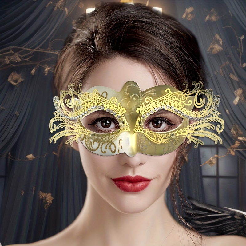 Mini máscara de máscaras, decoraciones para fiestas, paquete de 12 piezas  de plumas de lujo, Mardi Gras, máscara veneciana, decoración de fiesta