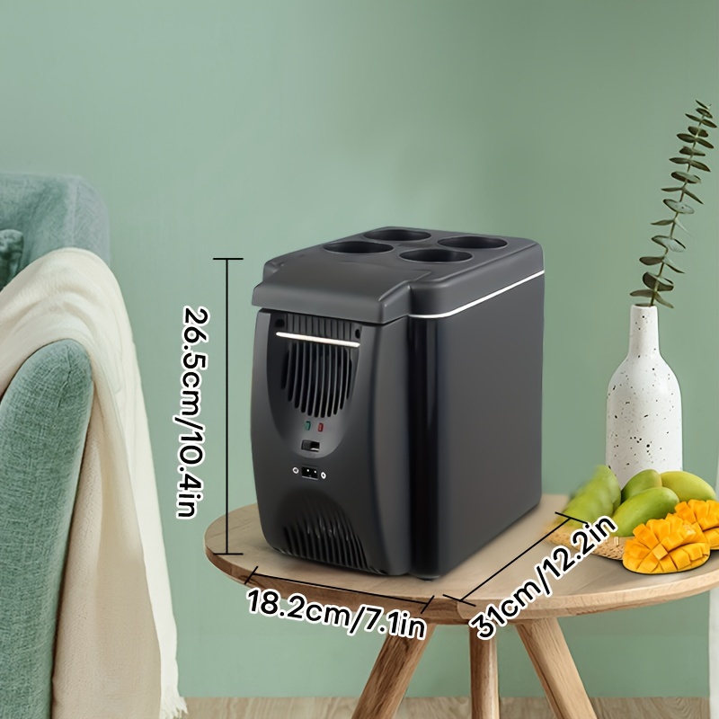 Ohm Electric Kaj-r136r-w 08-1294 Refrigerator, Thermal Box, Small, Portable, Mini Refrigerator, Mini Thermal Storage, Cold Insulation, for Home