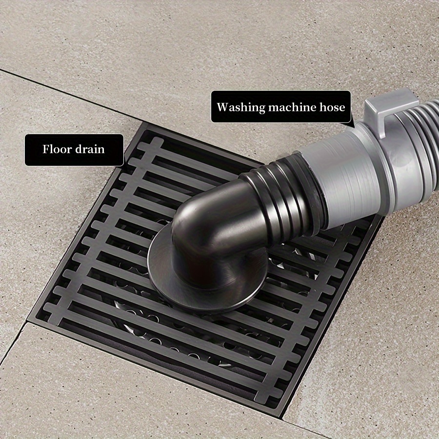 Tuyau de vidange sous-marin pour machine à laver Joint de vidange de sol Té  anti-débordement Fixateur de drain de sol Joint de tuyau de vidange -  (couleur : 1007) : : Outils