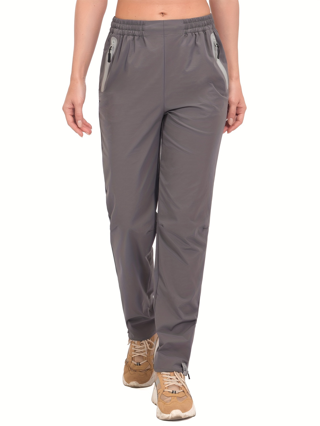 Pantalones de senderismo con cremallera Loeffler W Pantalones de trekking  con cremallera Tapered CSL-Gris