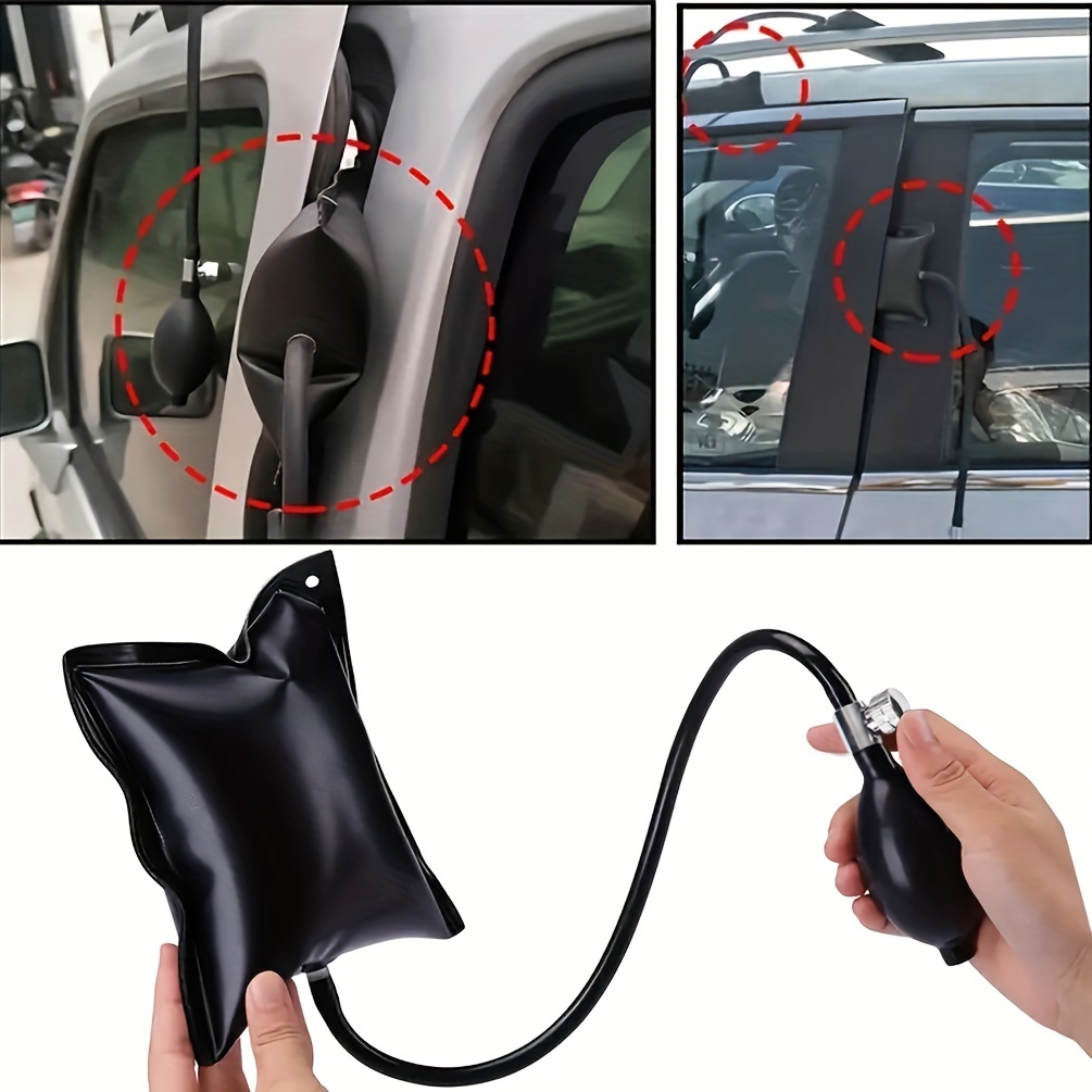 Airbag Voiture Porte Fenêtre Installation Positionnement Coussin D'air  Pompe À Main, Auto Air Wedge Gonflable Ouvre-Porte De Voiture Outil De