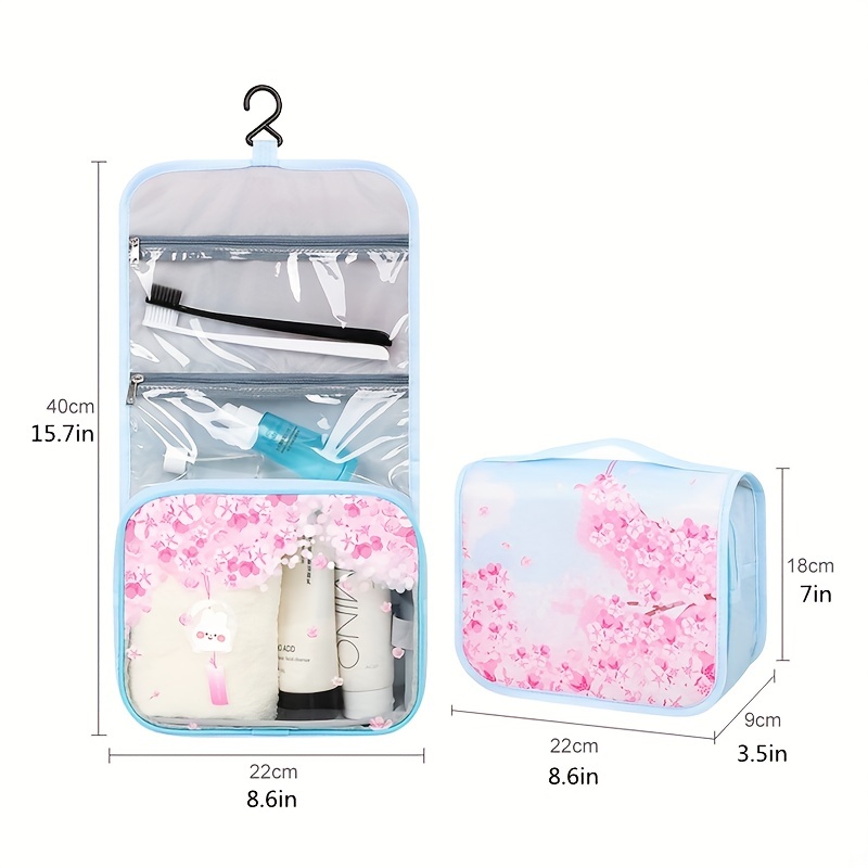 Hanging Travel Toiletry Bag For Women Water resistant Makeup - Temu