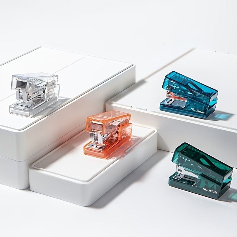 Mini Stapler Cute Stapler Office Supplies Desktop Handheld Stapler