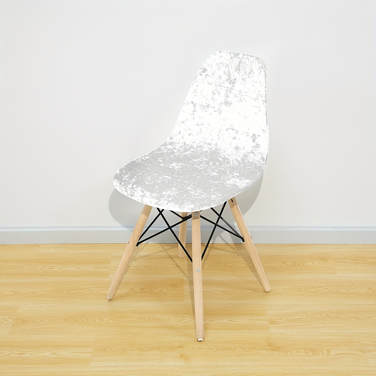 White velvet chair discount covers