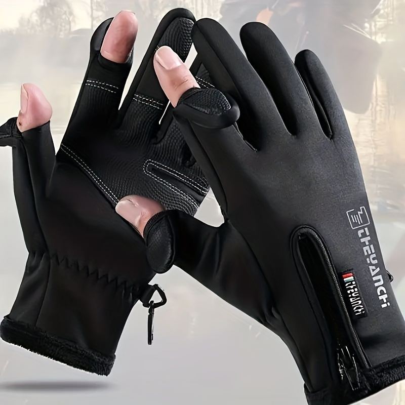 Waterproof Warm Fishing Gloves Non slip Windproof Gloves - Temu Austria