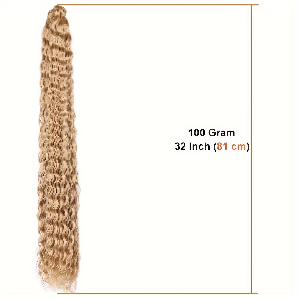 Long Ocean Wave Crochet Hair Silk Soft Deep Wave Crochet - Temu Canada