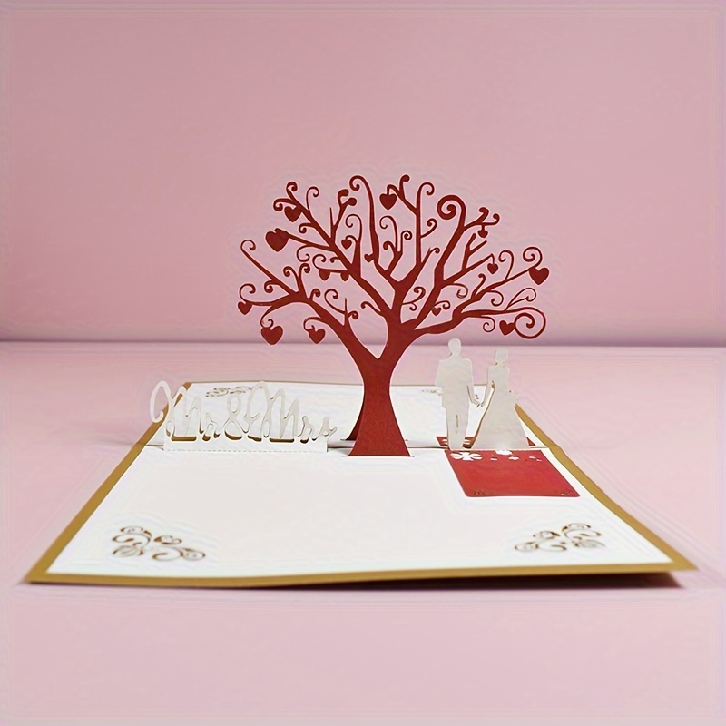3D Romantic Love Wedding Cards Pack