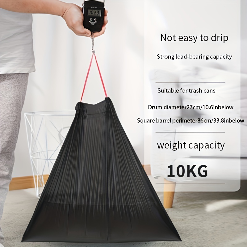 Disposable Plastic Dustbin Bag, Capacity: 10 Kg