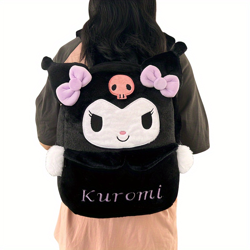Kawaii Characters Kuromi Plush Backpack Doll A Sweet - Temu