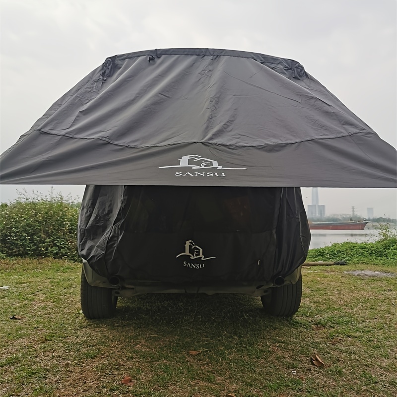 DYTWXG Auto-Regenschirm-Zelt, Auto-Abdeckung, halbautomatisches