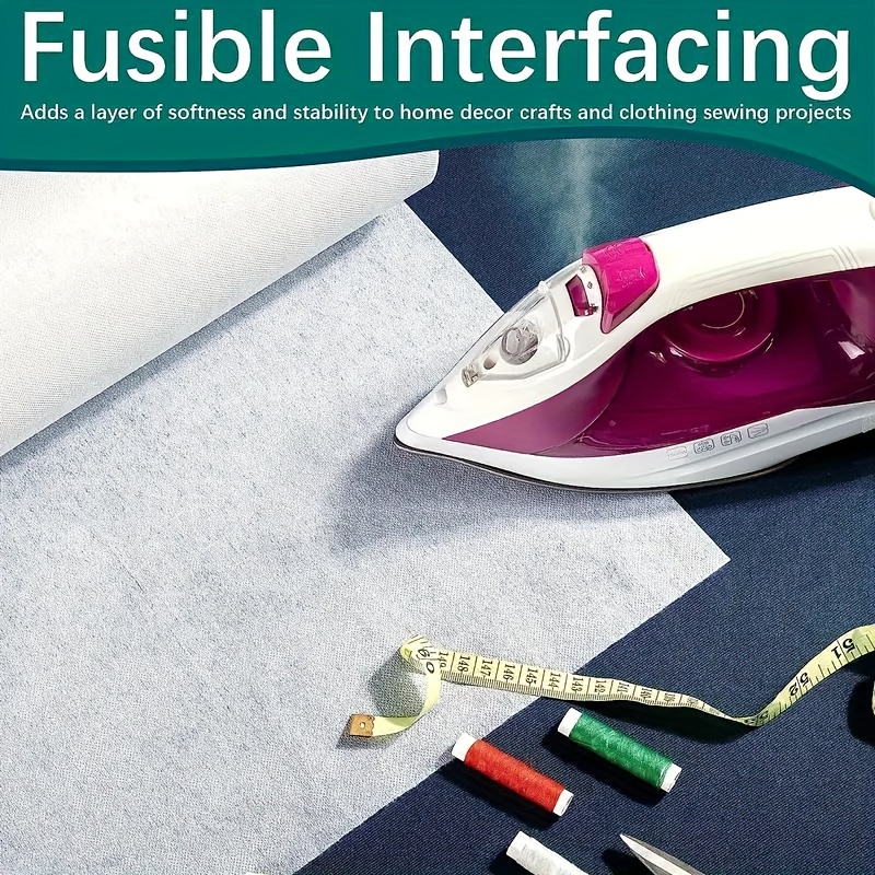 Iron on Fusible Interfacing For Sewing Non woven - Temu