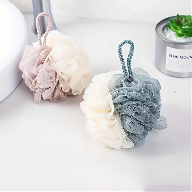 Gradient Color Stretchable Body Scrubber Shower Exfoliating Mesh