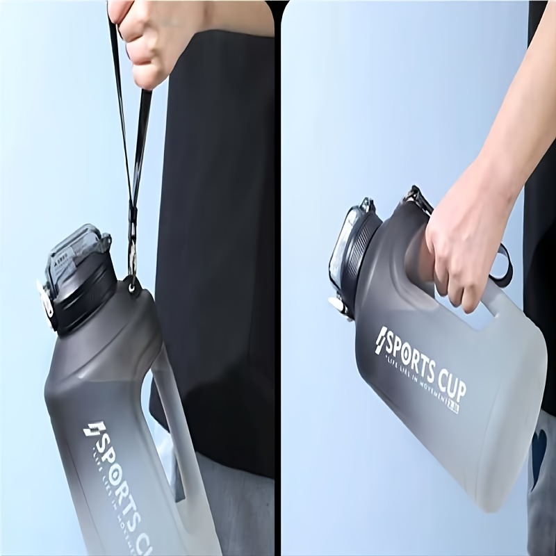 Stay Hydrated & Look Stylish: Gradient Color Sports Water Jug With