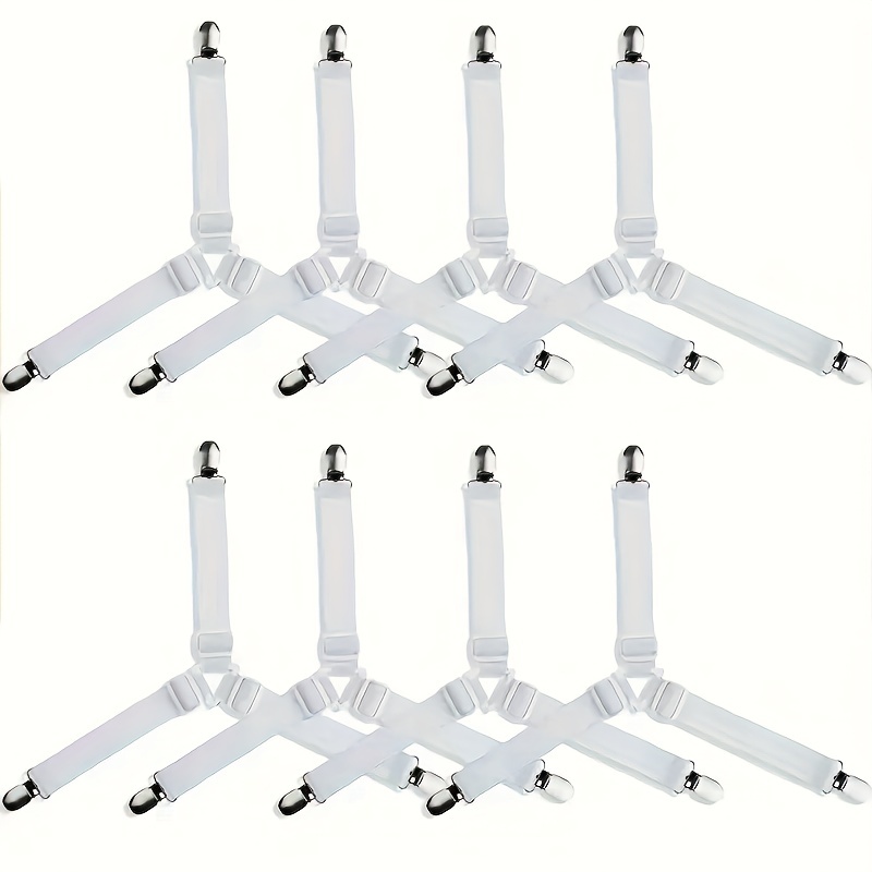 Bed Sheet Clip Holder Adjustable Triangle Suspenders Gripper - Temu