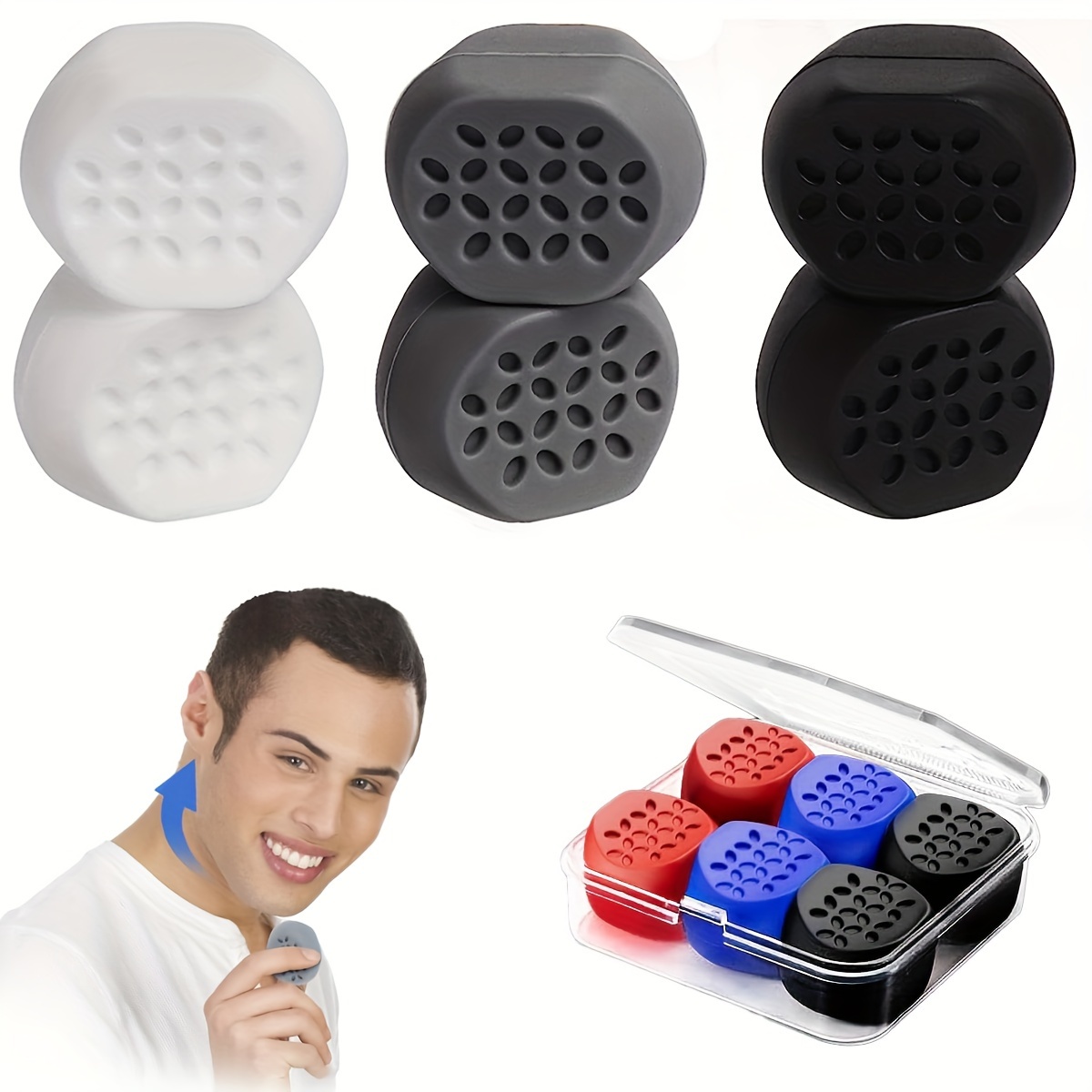 Unisex Facial Massage Exerciser Chewing Ball Bite Breaker - Temu