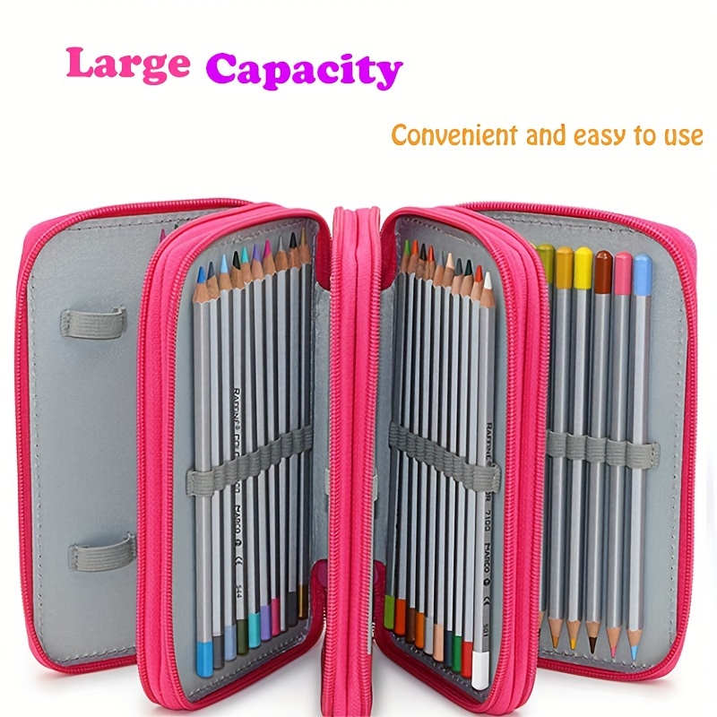 72 slot Pencil Cases Boys Girls: Perfect Student Stationery - Temu