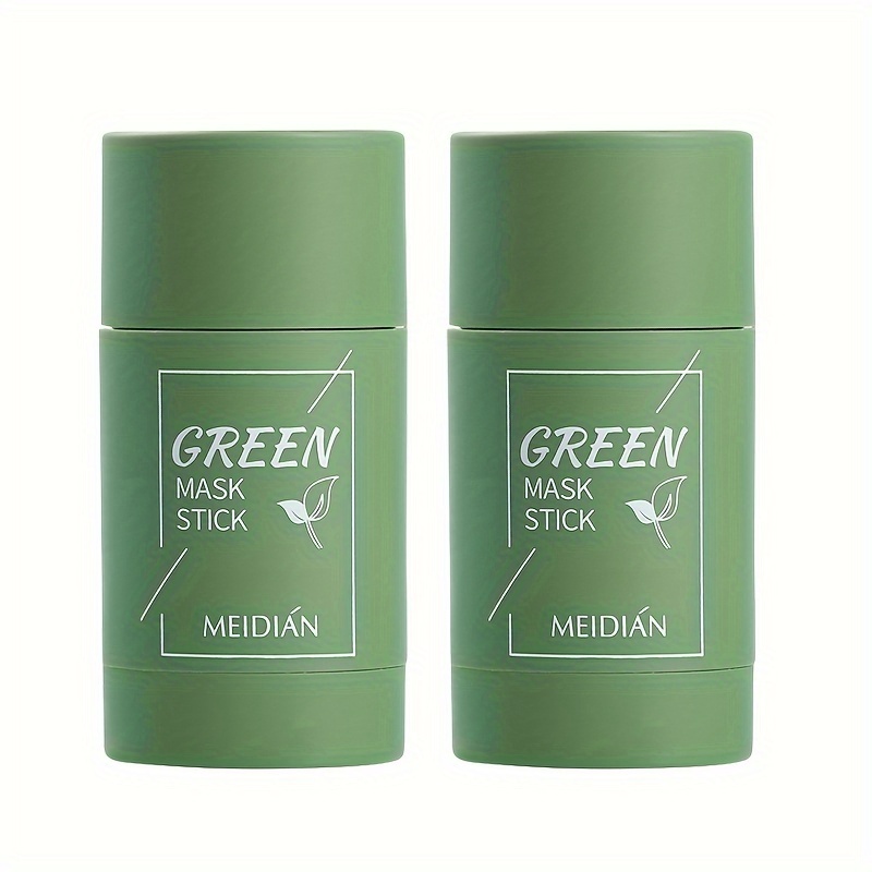  2Pcs Green Tea Mask Stick,Green Mask Stick For Face