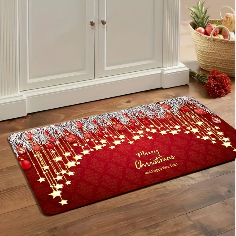 Christmas Kitchen Rugs Sets of 2 anti Fatigue Kitchen Mats for