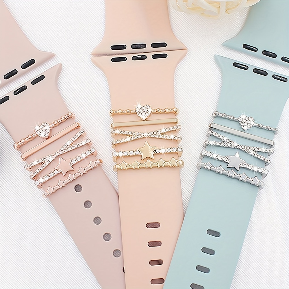 Valentines Watchband Charms, Watch Studs, Heart Bars, Watch Charms, Va –  Riding on Inspiration