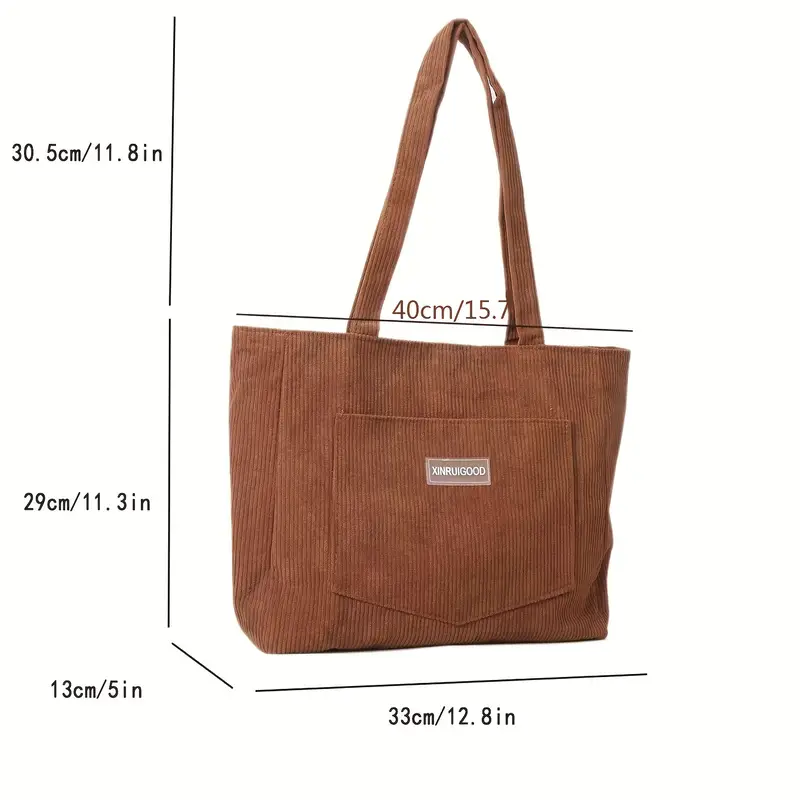 2023 New Shoulder Bag Ladies Tote Bag Solid Color Design Master Velvet  Fabric Large Capacity Bag Trend - Temu