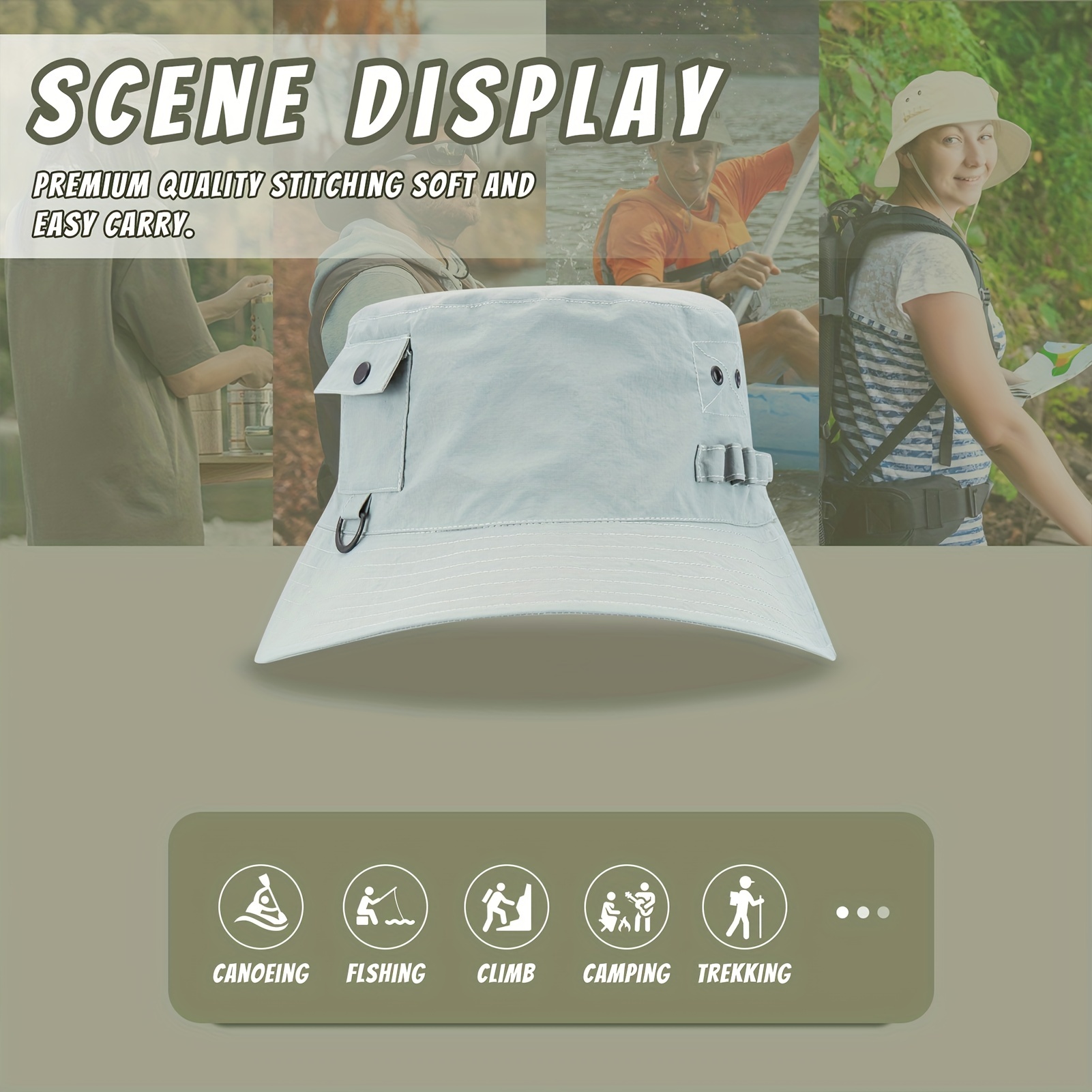 Fishing Hat For Men Baseball Hat Sun Hat Outdoor Caps UV