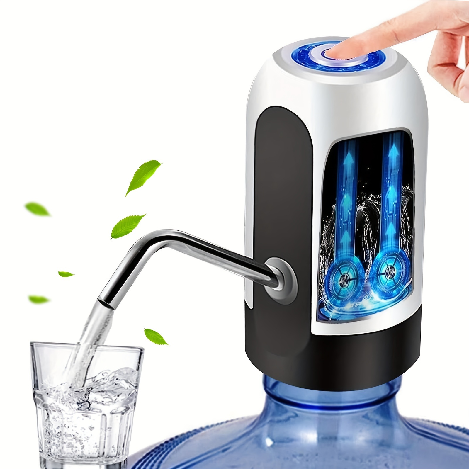 Elektrische Wasserflaschenpumpe mit Basis USB Wasserpumpe Eimer  Flaschenspender|Wasserspender