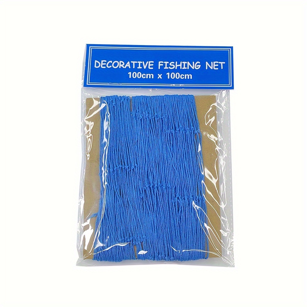 fish net decoration , Blue Fishnet