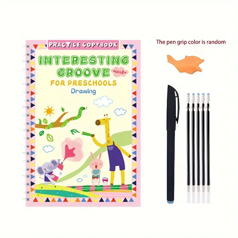 English Version Montessori Children's Hard Pen Groove - Temu Australia