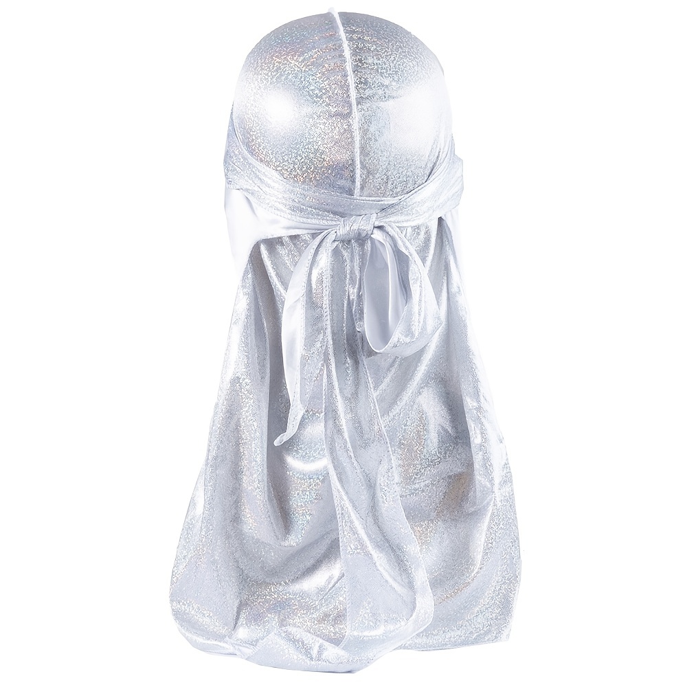 Plated Durag Pirate Hat Men Street Dress Bandana