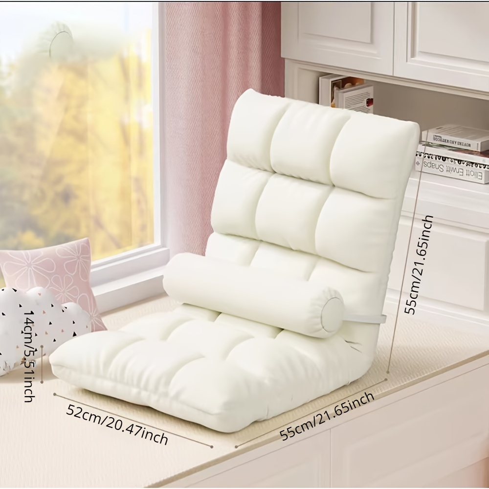 Lazy Sofa Chair For Bedroom Floor Cushion Floating Window - Temu