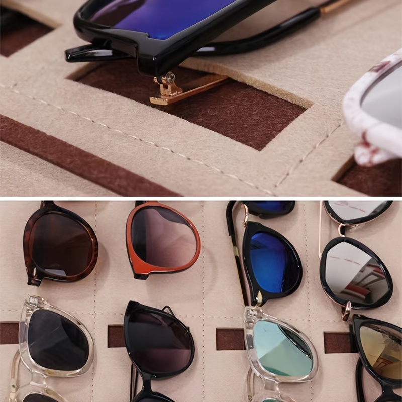 Comprar Organizador de gafas de sol para colgar en la pared, soporte para  gafas, almacenamiento, colgador de bolsillo para exhibición en la pared