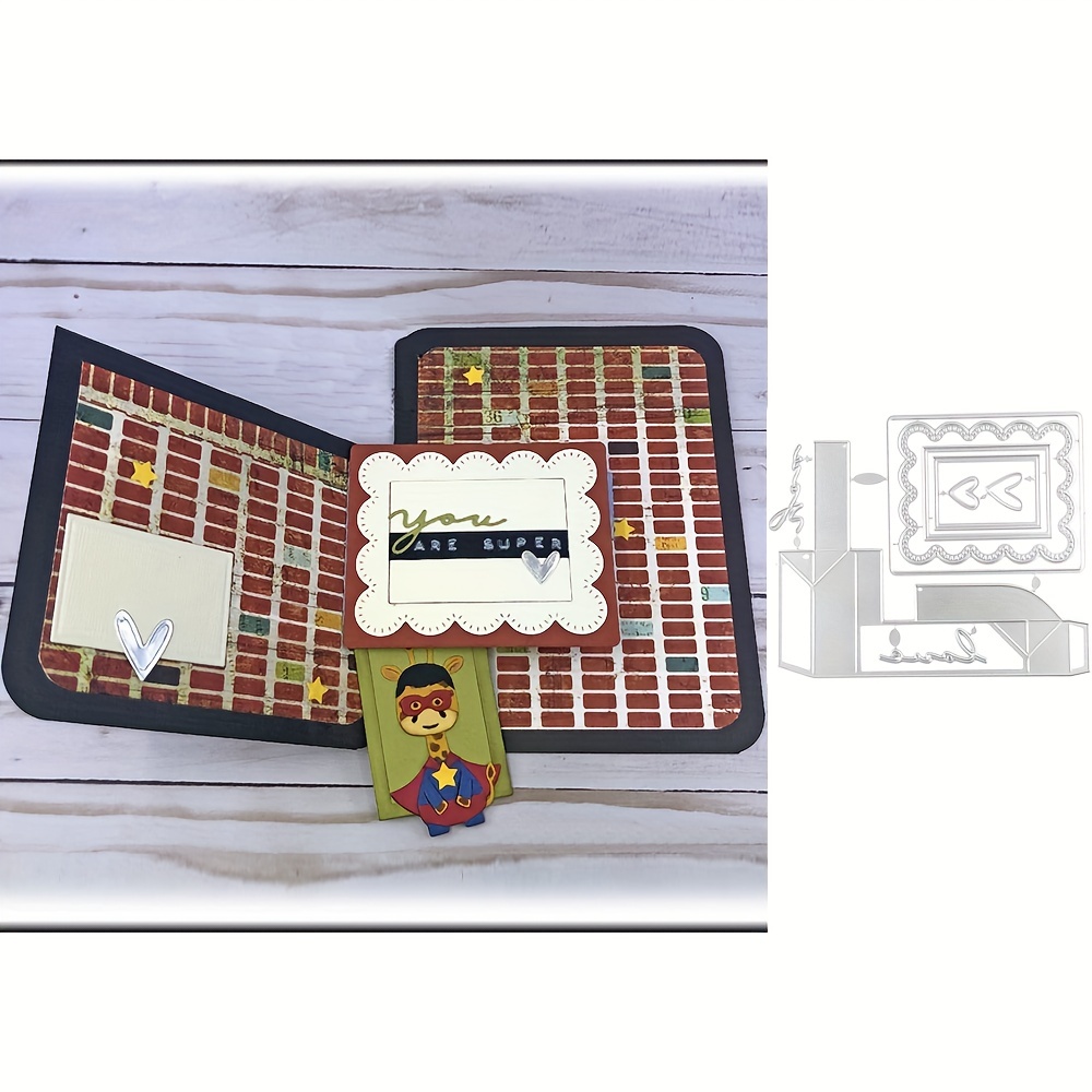 Arriettycraft Prägeschablone Mit Ranken-Muster - Ideal Für Karten, Scrapbooking Und Papierbasteln