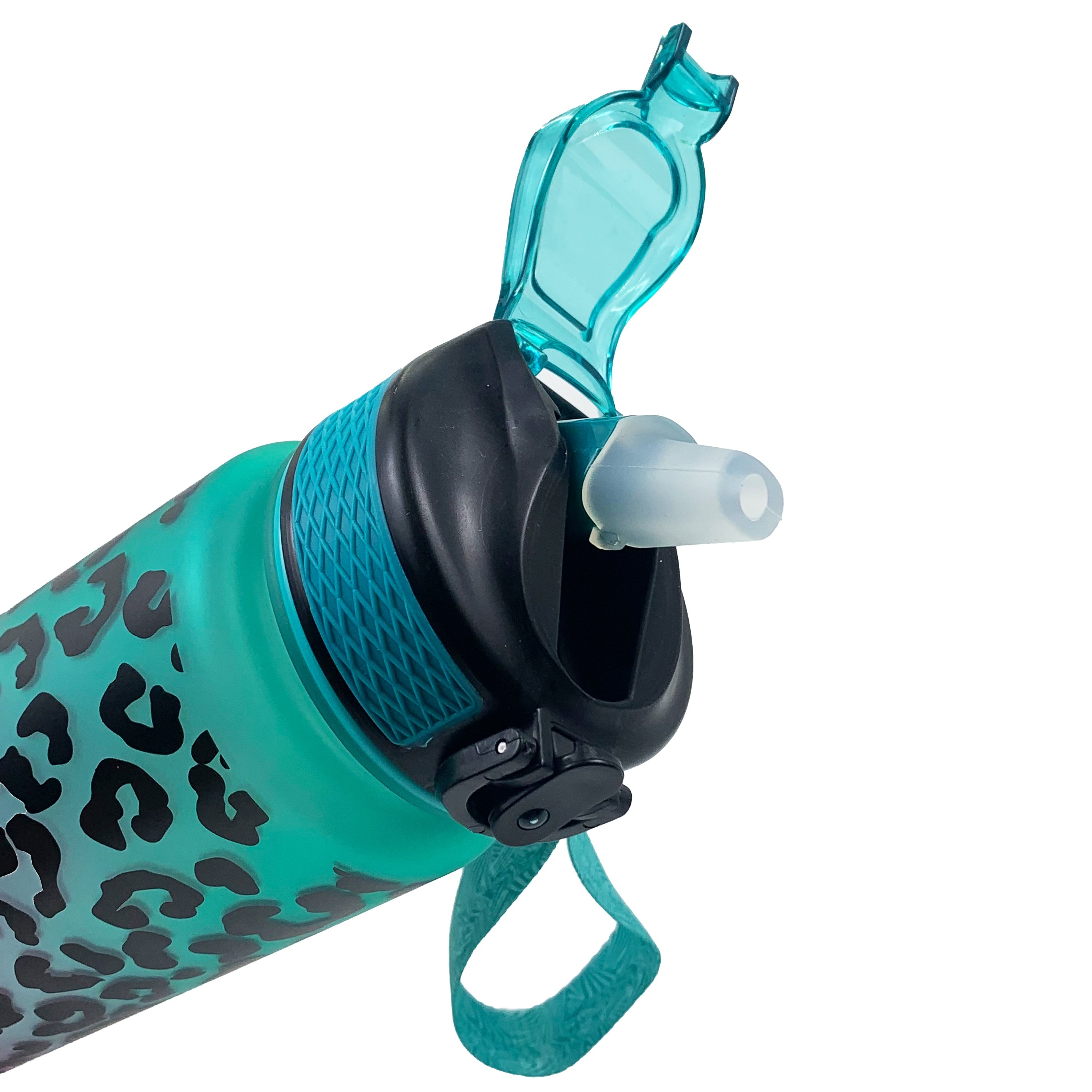 Large capacity Leopard Gradient Sports Water Bottle: Stay - Temu