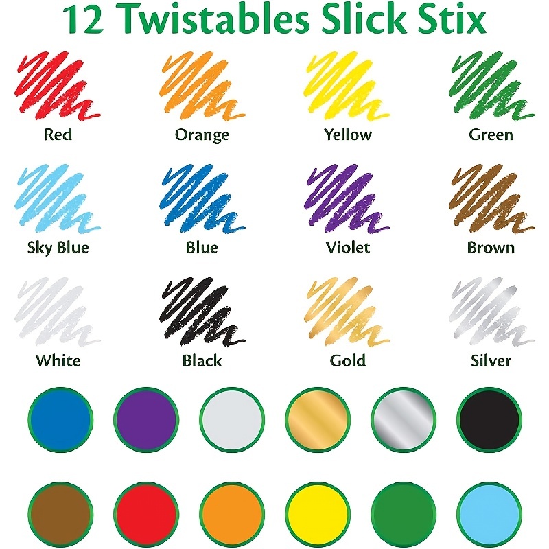 Crayola Twistables Colored Pencils, Nontoxic, 3+ - 12 pencils