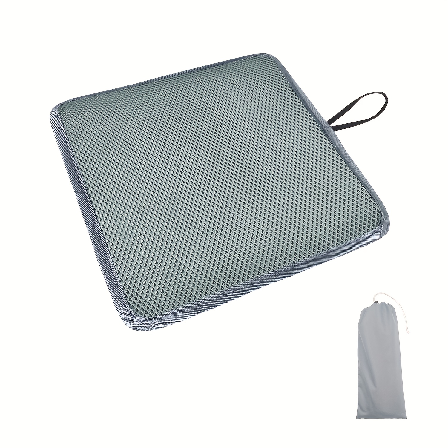 Gel Memory Foam Seat Cushion with Chair Ties - Orthopedic Seat Pad for  Office, Car, Truck, and Wheelchair - Cooling Comfort, Portable, Pressure  Relief