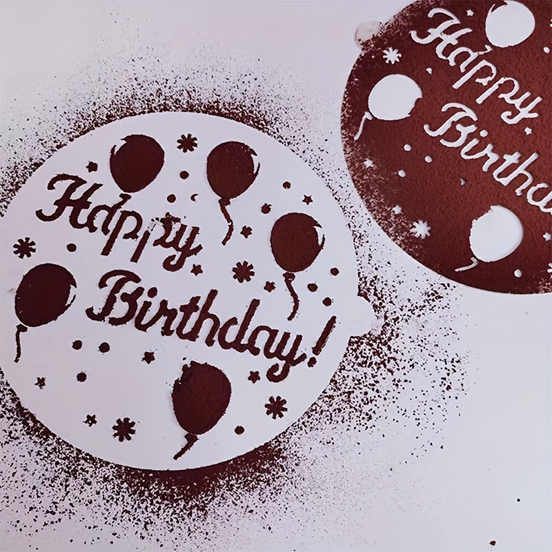 Happy Birthday 2 Cookie Stencil