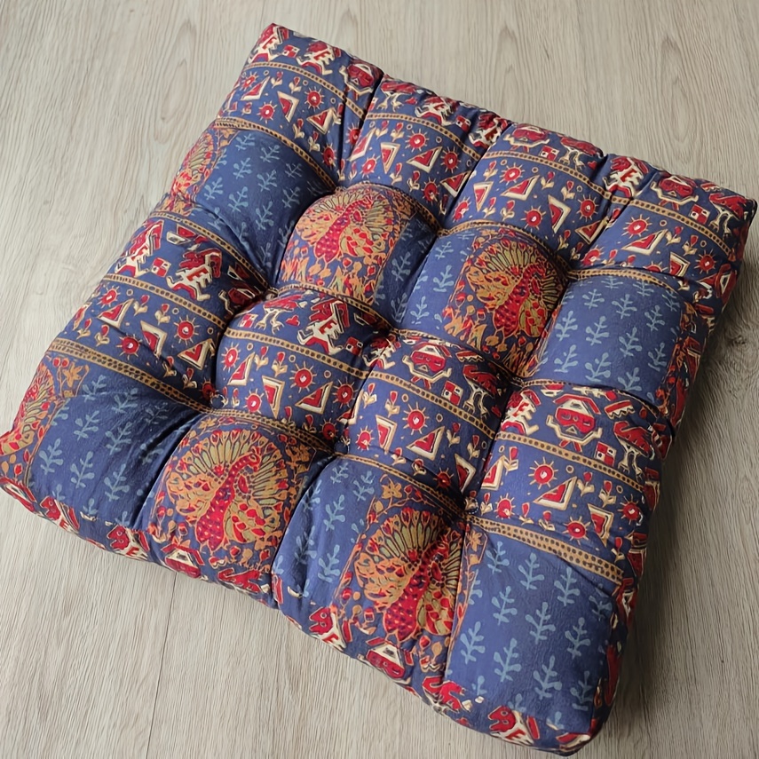  Mandala Meditation Cushion, Boho Meditation Mat, Meditation  Pillows for Sitting on Floor, Cushions for Sitting in Home and Outdoor,  Square Floor Pillows Cushion Seating for Yoga 22'' X 22'' : Home