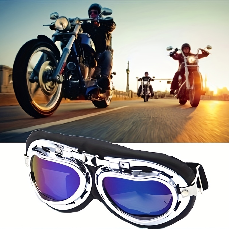 Motorcycle Retro Motocross Glasses Atv Bike Outdoor - Temu