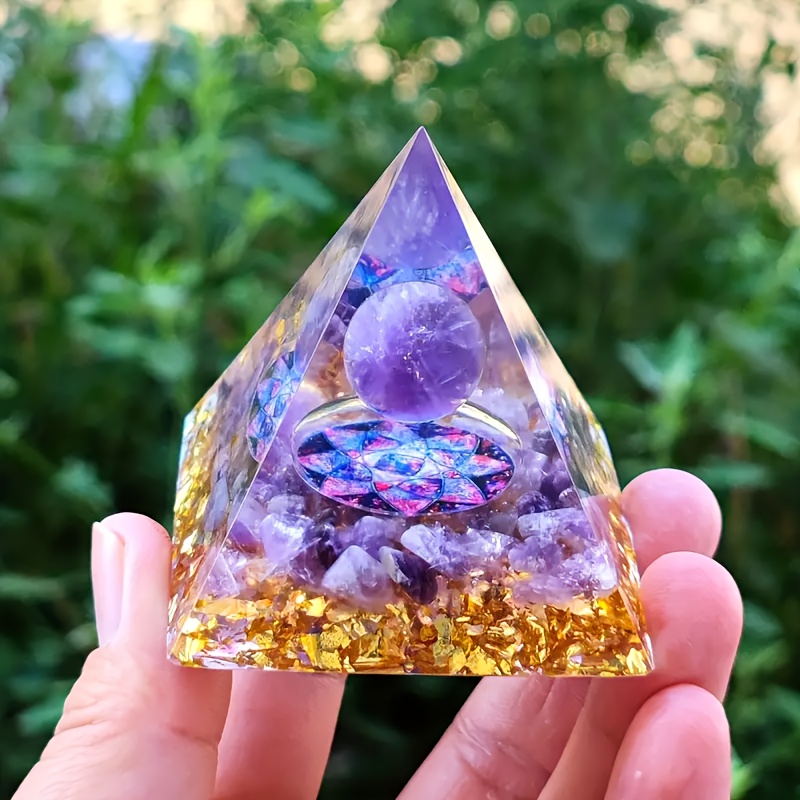 1pc Orgone Albero Della Vita Piramide Di Energia Positiva - Temu